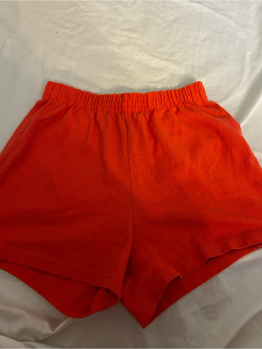 Red and Pink Soffe Shorts